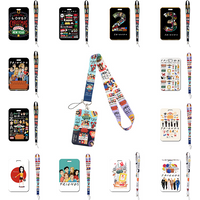 Credential Holder Friends Tv Show Lanyard keychain neck strap nurse Lanyards For Pass Card credit card holder keychain lanyard