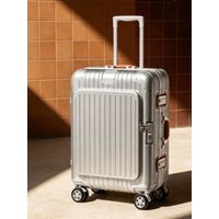 Suitcase Boarding Carry-on 20in Front Opening Pocket Rolling Luggage 24/28inch Side Opening Pocket Travel Trolley Case TSA Lock