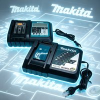 Dual Charger 6A Rapid Charger DC18RD, for Makita Tools 14.4V-18V Battery BL1815 BL1820 BL1830 BL1850 BL1860 BL1840 BL1430 BL1415