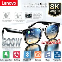 Lenovo Upgrade Smart AI Glasses 800W HD 8K Shooting Camera Photo Video Voice Call Translation Bluetooth AI Motorcycle Glasses image 4