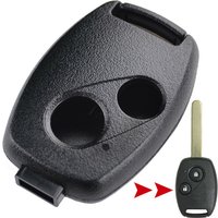 APKTNKA Car Key Shell Replacement Fob Case For Honda Civic Accord Pilot Fit Crv Jazz Frv s2000 Stream Odyssey 2 Button No Blade
