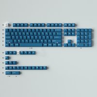 GMK KATAKANA Black/Blue 129 Keys PBT Keycap Cherry Profile For MX Switch Mechanical Keyboard DYE-SUB 61/64/87/96/104 Layout