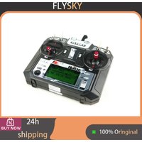 FLYSKY FS-i6X 2.4G 10 Channels AFHDS 2A Remote Controller Transmitter, with IA6B IA10B Receiver for RC Drone Fixed-Wing