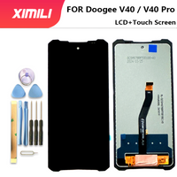 Original New For Doogee V40 Pro LCD Display Replacement LCD Screen and Digitizer Full Assembly for V40 v40Pro Cell Phone Repair