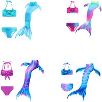 Mermaid Costume for Mermaid Tail Fin Ariel Mermaid Costumes Cosplay Birthday Gift Randomly Send Styles