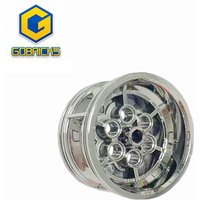 Gobricks Tyre Plating Wheel Hub 43.2mm D. x 26mm Compatible Lego 56908 Building Block Technology Accessories Brick MOC Technical