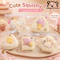 Cute And Soft Squishy Ice Cream Bread Squeezing Toy With Slow Rebound Love Hug Toy To Relieve Stress Relaxation Toy Ornament