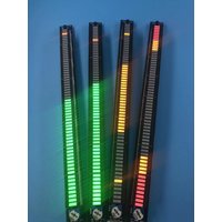 64 LED Music Spectrum Mono Audio Atmosphere Light Level Indicator Amplifier VU Meter DIY DC 12V 24V Car Player Lamp A-pillar