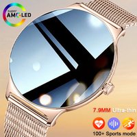 Ultra-thin Durable Women Smart Watch 1.43" Amoled Screen Wireless Call Sports Health Fitness Women Watches For Android iOS 2025