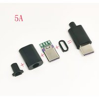 10pcs Type C usb3.1 3A/5A charging USB Connectors Male Jack Tail Plug Electric Terminals welding DIY data cable accessories