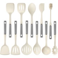11pcs Set of Silicone Non Stick Pot Spatula and Spoon Cooking Utensils Food Grade Kitchen Cookware, Heat-resistant