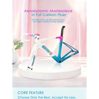 AliExpress NONE Hudud R18 Road Bike Aero T800 Carbon Fiber Frame Disc Brake 700C