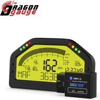 Multi-Function Race Dash Panels LCD Display Dashboard OBDll Bluetooth Connection Racing Gauge DO903