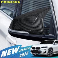 For Toyota Supra 2019-2022 A90 A91 MK5 For BMW X1 F48 X2 Z4 G29 Side RearView Mirror Cover Sticking Mirror Cap