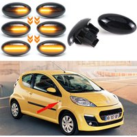 For Peugeot 307 206 407 107 607 Citroen C1 C2 C3 C5 LED Dynamic Turn Signal Light Flowing Water Side Marker Indicator Light