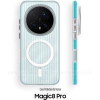 Case For Honor Magic 8 Pro Matte Magnet Side Anti Slip Hard Back Cover For Magsafe Wireless Charging Funda