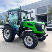 504 China 4X4 4WD Diesel 50HP 70HP 80HP 90HP Compact Mini Tractor for Farm Garden Agricultural order directly Super low price