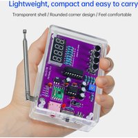 DIY FM Radio Electronic Kit Adjustable Frequency 87-108MHz Practice Soldering RDA5807S Digital Display DIY Soldering HU-017B