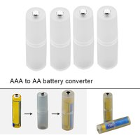 4pcs AAA To AA Size Battery Converter Adapter Batteries Holder Durable Case Switcher Battery Converter Коробка Для Хранения