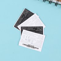 /KQM/2pcs Black White Lable Seals Sticker Handle Stickers For One/ One Slim Wireless Controller Sticker