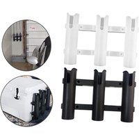 Boat Plastic Fishing Rod Rack Holder Portable Lightweight Spinning Durable Pole Tube Mount Bracket Socket Rack Accessories