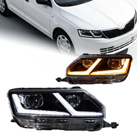 AKD Styling LED-Autolichter für Skoda Rapid NH3 Pre-Facelift 2013-2017 Scheinwerfer LED-Tagfahrlicht Blinker Abblendlicht Fernlicht Vordere Autozubehörteile