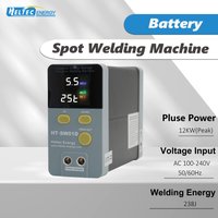 Heltec HT-SW01D 2500A Batterie-Punktschweißgerät/14,5 kW Punktschweißmaschine Reinnickelschweißen 0,1-0,3 mm für 18650/21700 Batterien