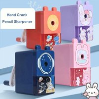 Student Stationery Cartoon Pencil Sharpener Single Hole Pencil Tool Pencil Sharpening Stationery Cartoon