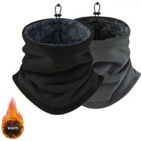 AliExpress NONE 1pc Men's Heavy-Duty Thermal Balaclava Face Mask - Windproof Fleece Lining & Breathable Neck Gaiter for Skiing, Cycling, Motor