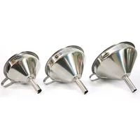 Essential Kitchen Utensil Stainless Steel Funnel Great for Filling Transferring Corrosion Resistant Easy to Handle and Clean