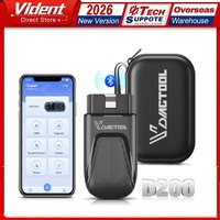 VDIAGTOOL D200 Car OBD2 Scanner Full System Automotive Diagnostic Tool Bi-directional Scan Tools J2534 26+ Reset FCA CAN FD