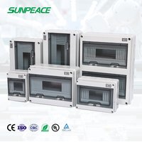 Junction Wire Box 5/8/12/15/18/24 Ways Outdoor Waterproof Electrical Distribution Box Circuit Breaker MCB Power Plastic