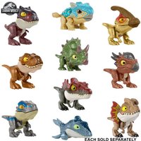 Original Mattel Jurassic World Snap Squad Dinosaur Ankylosaurus Bumpy Mosasauru Triceratops Carnotaurus Boys Toys for Kids Gifts