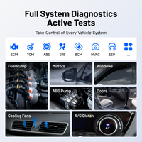 AI Assisted Diagnosis 10' inch Car Diagnostic Tools Auto OBD OBD2 Scanner CAN FD/DOIP ECU Coding Bi-Directional TOPDON ONE Lite