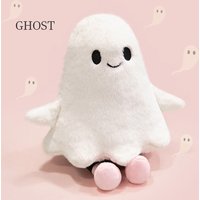 Cute White Little Ghost Plush Toy Soft Ghost Halloween Party Supplies Decorations Festival Collection Festival Gifts For Friends image 4