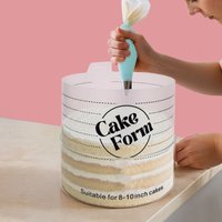 Okrągły regulowany pierścień do ciasta 15/20/25 cm, rozsuwana forma do fondantu, narzędzia do musu, akrylowy pierścień do ciasta, forma do musu DIY.