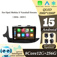 Car Radio for Opel Mokka X Vauxhall Encore 2016 - 2019 Android 15 Wireless CarPlay GPS Navi BT Split Screen DSP Stereo No 2 din