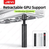 JEYI Adjustable Graphics Card Heavy Duty GPU Anti-Sag Bracket-Support for Desktop PC Universal Case Mount Black/White/Silver