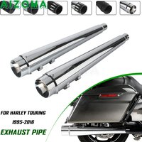 For Harley Touring Electra Street Road Glide Road King 1995-2016 Motorcycle Exhaust Mufflers Pipe Motorbike Modified Accessories