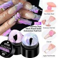 Aurora Non-Stick Hand Extension Gel Nail Polish 3D Shaping/Sculpting/Carving UV/LED Hard Gel Pearl Mermaid Effect Manicure DIY