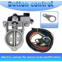 Electronic valve for motorcycle straight-through exhaust pipe modification - noise reduction wonder, adjustable exhaust sound.