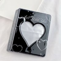 64 Pockets Mini Photo Album Heart Transparent Photocard Holder Mini Photo Album Storage Collect Book Name Card Album From Photo