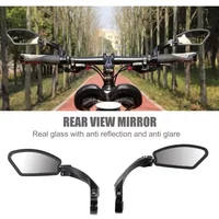AliExpress NONE Bicycle Rearview Mirror Wide Range Adjustable Angle Reflector Scooter Bicycle Rearview Mirror Bicycle Handlebar Mirror