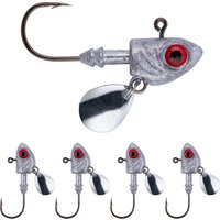 Goture 3.5g-20g Fishing Jig Hook 5pcs Fish Head Jig for Soft Lure with Sharp Fishhook Fishing Equipment Gear Tackle Accessories