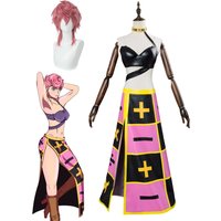 Anime Trish Una Cosplay Spice Girl Costume Wig Woman Christmas Halloween Party Clothing