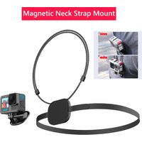 Strong Magnetic Chest Bracket Quick Release Neck Strap Mount Vlog Video POV Selfie Holder for GoPro Insta360 Camera Accessories