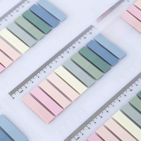 PET Loose Leaf Index Tabs, Creative Transparent Sticky Notes, Student Key Point Marking Classification Page Marker Labels