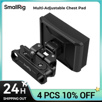 SmallRig Multi-Adjustable Chest Pad Mount Plate with Rod Clamp Load-reducing for Handheld Shooting 90° Rotation MD3183B