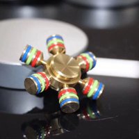 Metal Hand Spinner 6 Arm Decompression Toy Fidgets For Adults Kids EDC Gadgets Anxiety Stress Relief Antiestres Juguete Ansiedad
