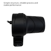 【Hot Cake】Half Handlebar Accelerator SM Plug Left/Right Handle For E-Bike Half Twist Throttle Electric Scooter Bike